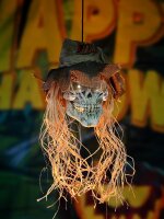 Halloween Vogelscheuchen-Schädel, 70cm