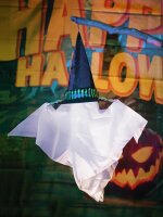 Halloween Figur Schwebender Geist, animiert, 110cm