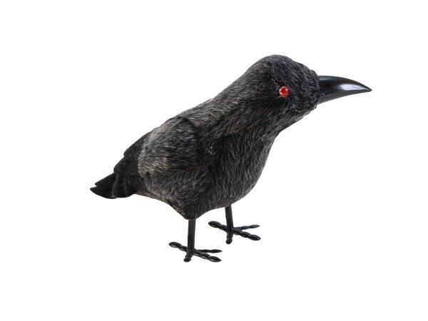 Halloween Rabe, 18cm