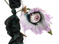 Halloween Figur Augen Blumen, animiert, 120 - 200cm