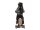 Halloween Figur Mädchen auf Pony, animiert, 90cm