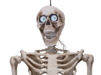 Halloween Figur Skelett formbar, animiert, 160cm