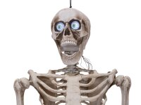 Halloween Figur Skelett formbar, animiert, 160cm