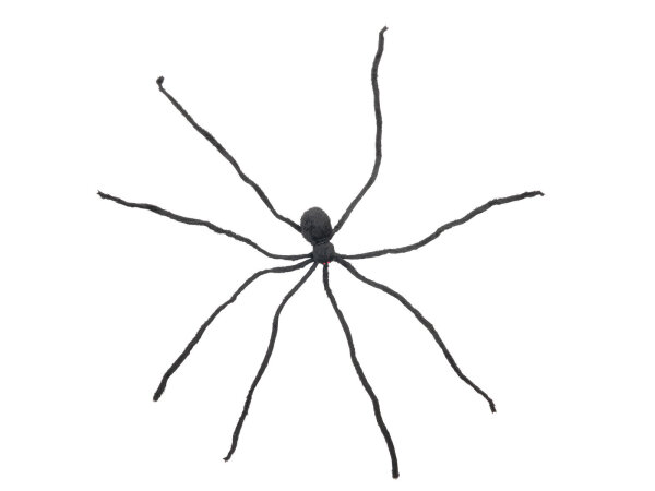 Halloween Riesenspinne, schwarz, 230cm