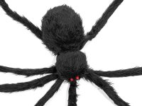 Halloween Riesenspinne, schwarz, 230cm