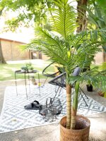 Areca Palme, 2-stämmig, Kunstpflanze, 120cm