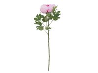 Peony Branch classic, artificial plant, pink, 80cm