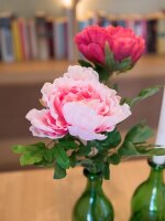 Peony Branch classic, artificial plant, pink, 80cm