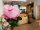 Peony Branch classic, artificial plant, pink, 80cm