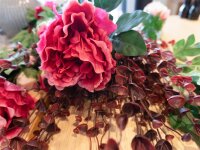 Peony Branch premium, artificial plant, magenta, 100cm