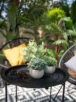 Table plants in pots, artificial plant, Set of 3