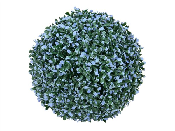Graskugel, künstlich, blau, 22cm