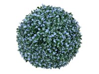 Graskugel, künstlich, blau, 22cm