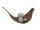 Pine ball, flocked, 15cm
