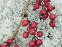 Pine ball, flocked, 20cm