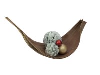 Pine ball, flocked, 30cm