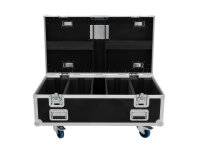 Roadinger Flightcase HIGHLINE 4x Multiflood Pro IP SMD RGBW Strobe/Wash MK2, mit Rollen