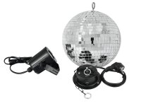 Eurolite Mirror Ball Set 20cm with LED Spot