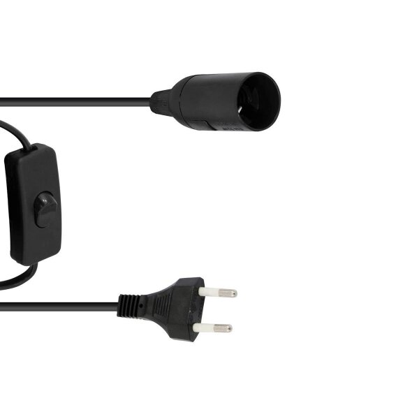 Eurolite E-14 Socket Power Cable, Plug, Switch
