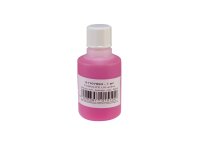 Eurolite UV-active Stamp Ink, transparent red, 50ml