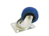 Roadinger Swivel Castor 80mm blue