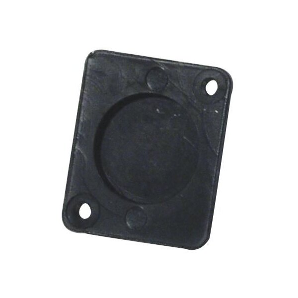 ACCESSORY Universal XLR Blanking Plate, black plast