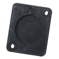 ACCESSORY Universal XLR Blanking Plate, black plast