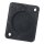 ACCESSORY Universal XLR Blanking Plate, black plast