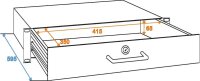 Omnitronic Rack Drawer with Lock 2U