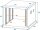 Roadinger Stahl-Rack SR-19, 8 HE
