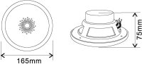 Omnitronic WF-5 Flush-Mount Speaker