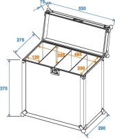 Roadinger Flightcase 4x SLS Size M