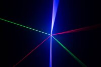 Laserworld CS-1000RGB MK4, 1000mW Laser, (200mW / 650nm rot, 70mW / 520nm grün, 530mW / 450nm blau), DMX, Stand-Alone (Musik), ILDA