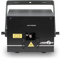 Laserworld Cube 1, 1000mW Laser, Bluetooth-APP, DMX, Stand-Alone (Musik), ILDA